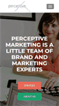 Mobile Screenshot of perceptivemarketing.com.au